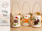 Preview: Waldtiere Herbst Set - doodle Stickdatei